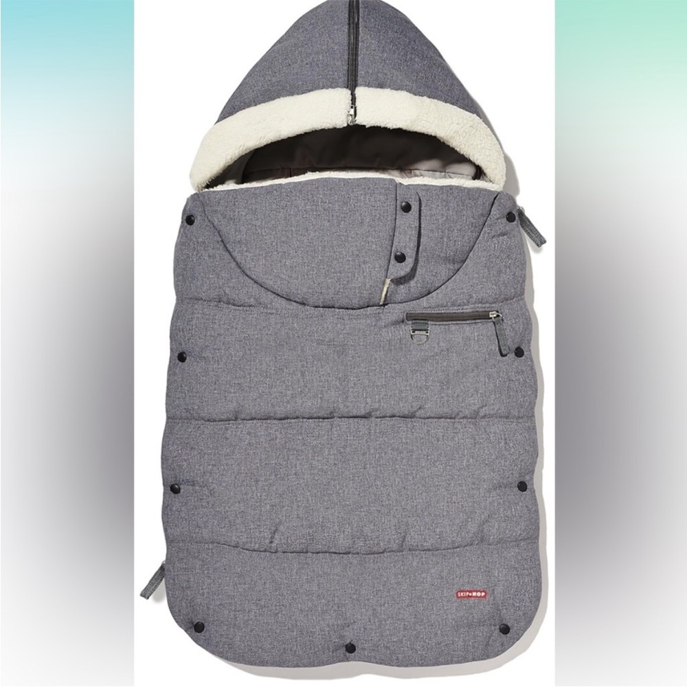 Skip Hop Gray Toddler Stroller Cover.